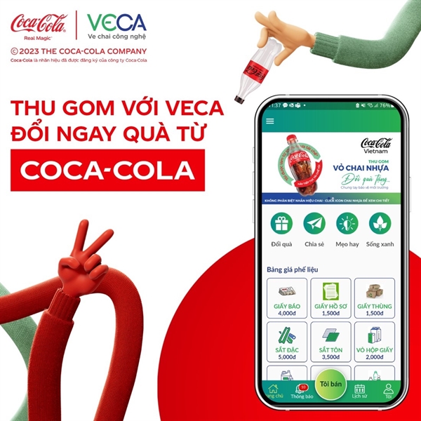 Chương trình giới thiệu cho người tiêu dùng tại TP. Hồ Chí Minh một cách thức tái chế thuận tiện - ứng dụng thu gom ve chai công nghệ VECA. 