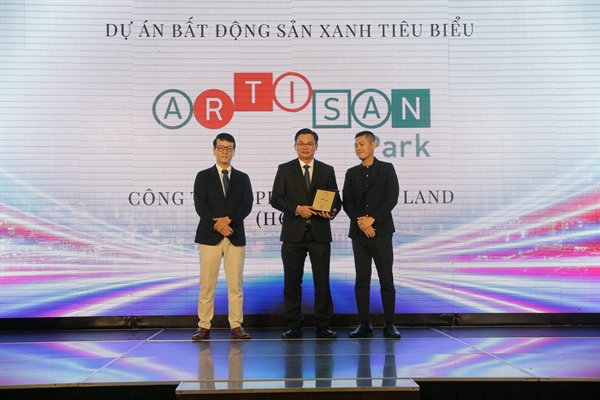 Dự án Artisan Park  của CÔNG TY CỔ PHẦN GAMUDA LAND (HCMC) được vinh danh là Dự án Bất động sản xanh tiêu biểu. Ảnh: Quý Hòa. 