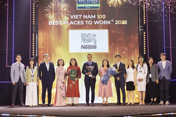 Nestlé Việt Nam giữ vững vị trí Nơi Làm Việc Tốt Nhất Việt Nam trong nhiều nằm liền