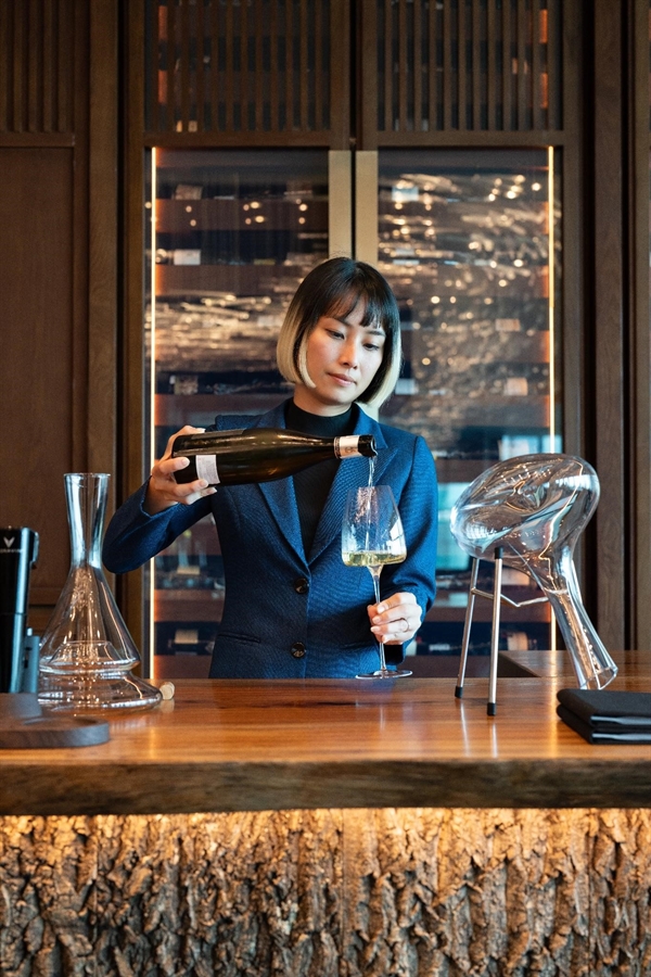 Head Sommelier Huyen Ha lends her extensive expertise to provide guests with an enriching and elevated dining experience.