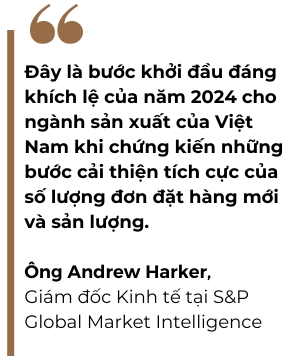 PMI vuot moc 50, so luong don hang moi va san luong tang tro lai