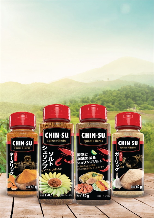  Bộ gia vị bột & hạt đặc sản CHIN-SU lần đầu tiên có mặt tại Foodexjpg