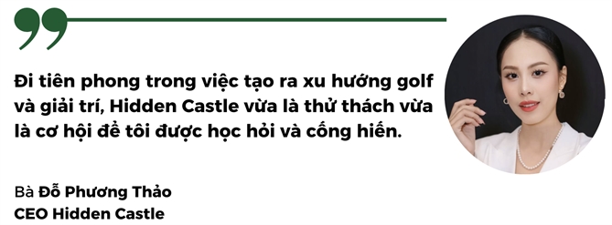 CEO Hidden Castle Do Phuong Thao: Tam huyet voi xu huong golf cong nghe