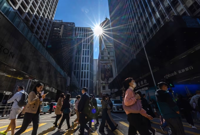 Diện tích văn phòng trống ở Hồng Kông hiện ở mức cao kỷ lục 16% - Ảnh: Getty Images