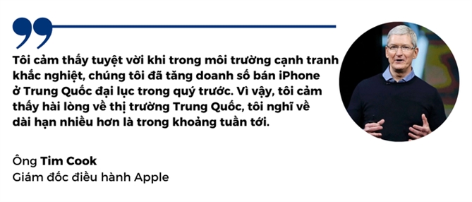 Doanh so iPhone dang hoi phuc tai Trung Quoc