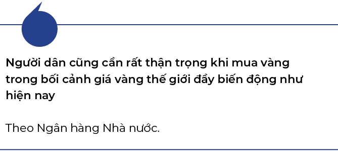 Ngan hang Nha nuoc khuyen nghi nguoi dan can than trong khi mua vang