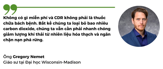 Viec loai bo carbon can tang gap 4 lan de dap ung cac muc tieu ve khi hau