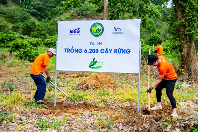 Biti’s và dự án trồng 6,200 cây rừng trong năm 2024