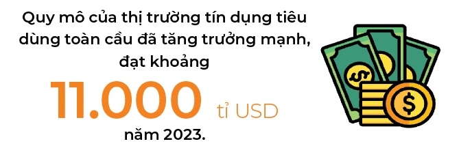 Tong du no cho vay tieu dung dat khoang 2,8 trieu ti dong