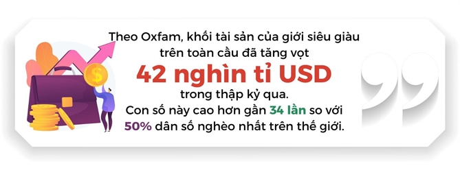 Tai san cua gioi sieu giau tang 42 nghin ti USD trong thap ky qua