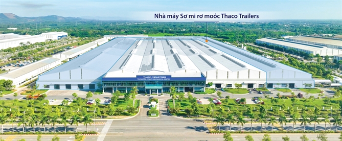 THACO INDUSTRIES đầu tư nhà máy sản xuất sơ mi rơ moóc với công suất 30.000 sản phẩm/năm.