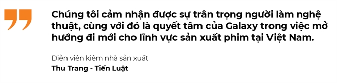 Dien vien - Nha san xuat Thu Trang - Tien Luat: “Tuoi tre neu khong dam mao hiem la dieu dang tiec”