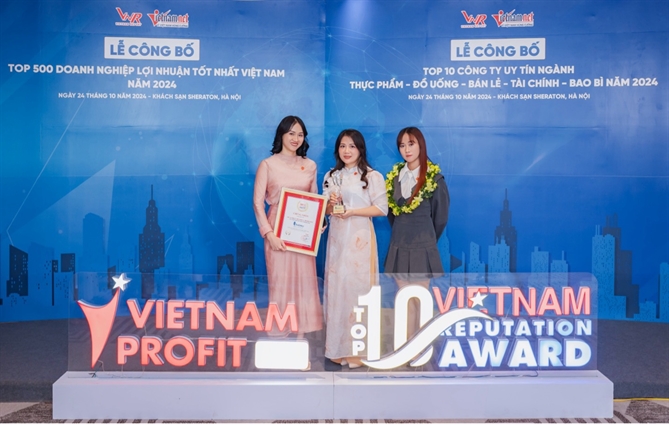 Đây là lần thứ 5 liên tiếp VitaDairy vinh dự nhận danh hiệu Top 10 Công ty uy tín ngành Thực phẩm - Đồ uống năm.