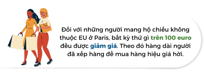 Tai sao phai mon moi xep hang truoc cac cua hang xa xi?