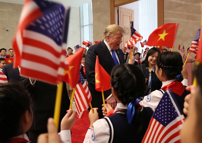 Tổng thống Trump trở lại Việt Nam vào tháng 2 năm 2019, trong khuôn khổ Hội nghị Thượng đỉnh Mỹ - Triều Tiên lần 2, diễn ra tại Hà Nội.