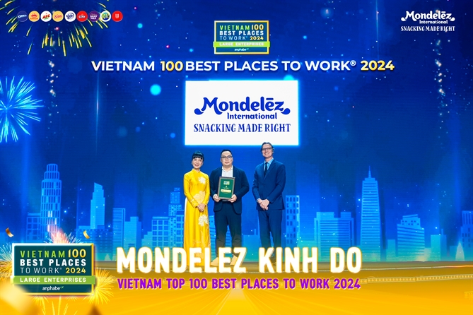 Mondelez Kinh Do vao Top 100 Doanh nghiẹp Bèn vũng va Noi làm viẹc tót nhát Viet Nam