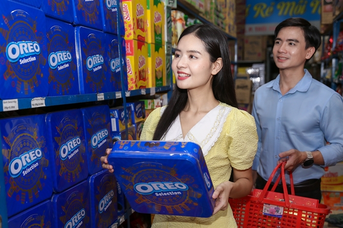 Mondelez Kinh Do khuay dong thi truong Tet 2025 voi Bo Qua Tet “Kinh Do Loc” moi