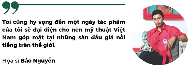 Hoa si Bao Nguyen cho dau gia trieu USD