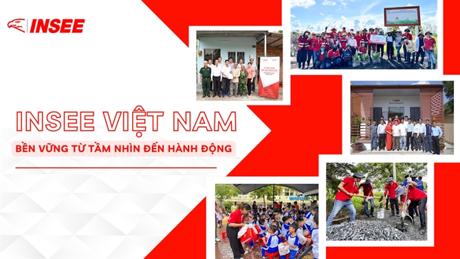 INSEE Viet Nam nhan giai thuong Top 100 doanh nghiep phat trien ben vung va Top 100 noi lam viec tot nhat Viet Nam nam 2024