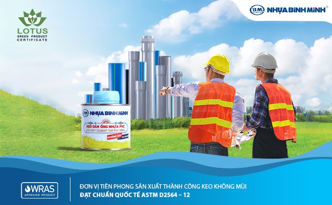 Nhựa Bình Minh được cấp chứng nhận 