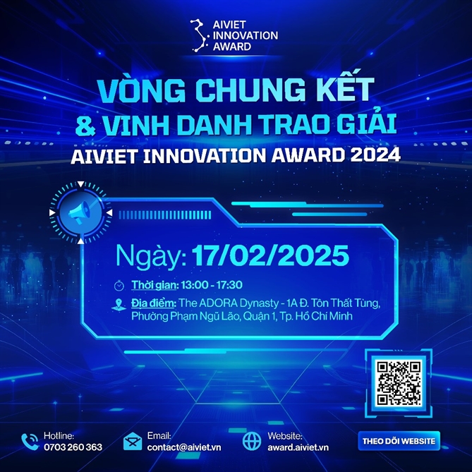 AiViet Innovation Award 2024 cong bo 7 doi vao vong chung ket