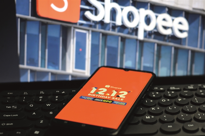 Theo YounetECI, GMV năm 2024 của Shopee ở Việt Nam là 9,3 tỉ USD, chiếm 66,7% toàn thị trường. Ảnh: shutterstock.com.