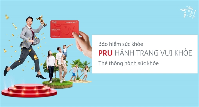 PRU-HÀNH TRANG VUI KHỎE có thể đính kèm nhiều sản phẩm bảo hiểm Prudential.