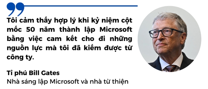 Ti phu Bill Gates cam ket cho di 99% tai san truoc nam 2045