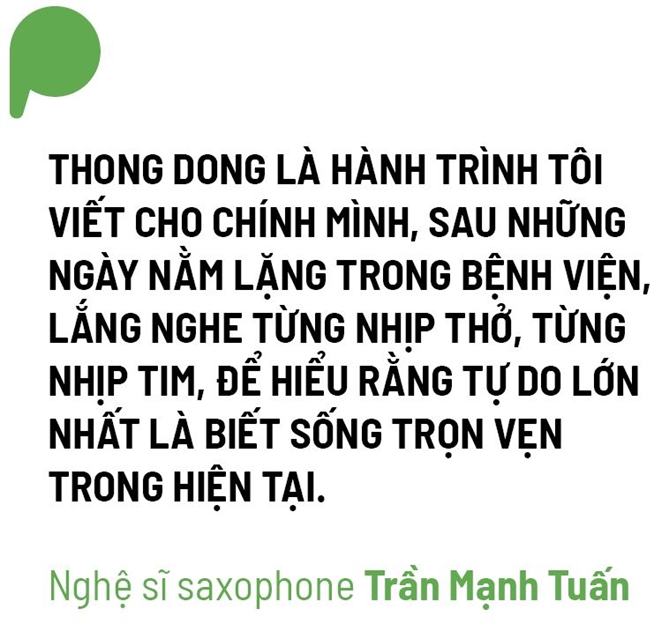 Nghe si saxophone Tran Manh Tuan: Tieng ken tai sinh