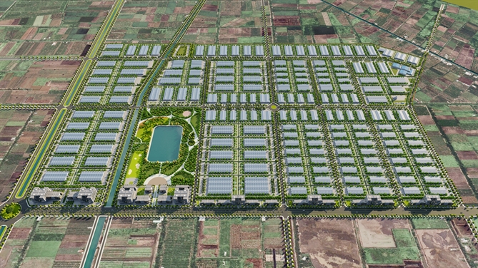 Khu công nghiệp Prodezi được phát triển theo mô hình sinh thái. Ảnh: Prodezi Long An