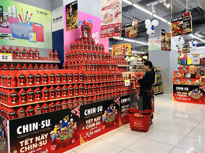 WinMart ưu đãi khuyến mại Tết lên tới 50%, áp dụng cho nhiều mặt hàng_ ưu đãi đặc quyền từ các nhãn hàng Omachi_Chinsu,...
