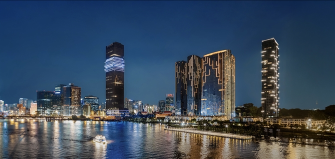 Grand Marina,Saigon là nơi dụy nhất tại Châu Á-Thái Bình Dương hiện diện khu căn hộ đô thị JW Marriott Residences
