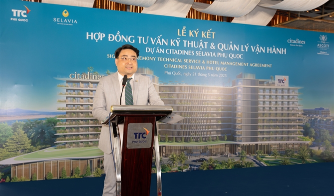 Ông Nguyễn Thanh Ngữ - Chủ tịch HĐQT, Tổng Giám đốc TTC Phú Quốc cho biết TTC Phú Quốc sẽ hợp tác chặt chẽ và tạo mọi điều kiện thuận lợi để Ascott triển khai 