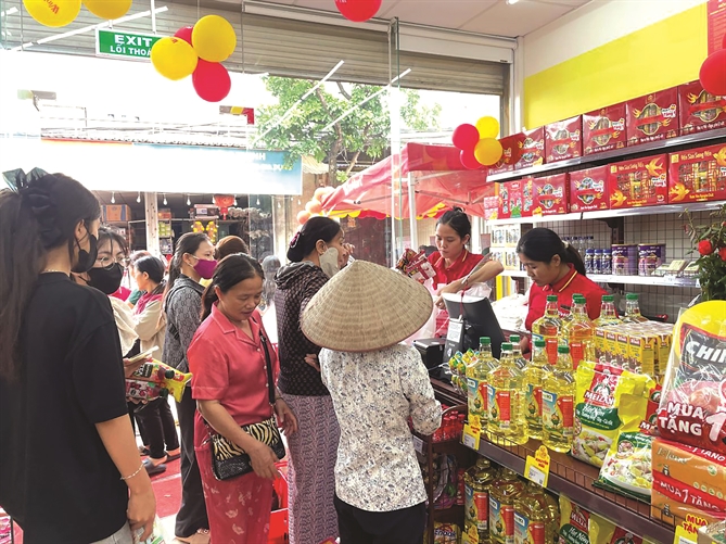 WinMart+ đặt mục tiêu mở mới 1.900 cửa hàng WinMart+ nông thôn trong năm 2025. Ảnh: TL.