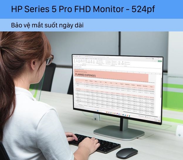 Khong gian lam viec thong minh voi man hinh HP Series 5 Pro - linh hoat toi da, hieu suat toi uu