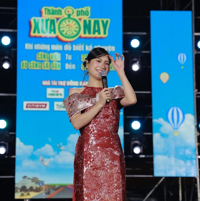Đại sứ truyền thông Lâm Vỹ Dạ tại sự kiện “Thành phố XƯA và NAY”