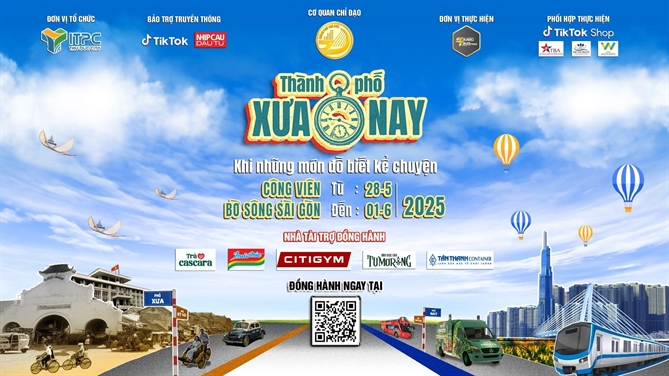 Sự kiện”Thành phố XƯA và NAY” tại Công viên Bờ Sông, Thành phố Thủ Đức