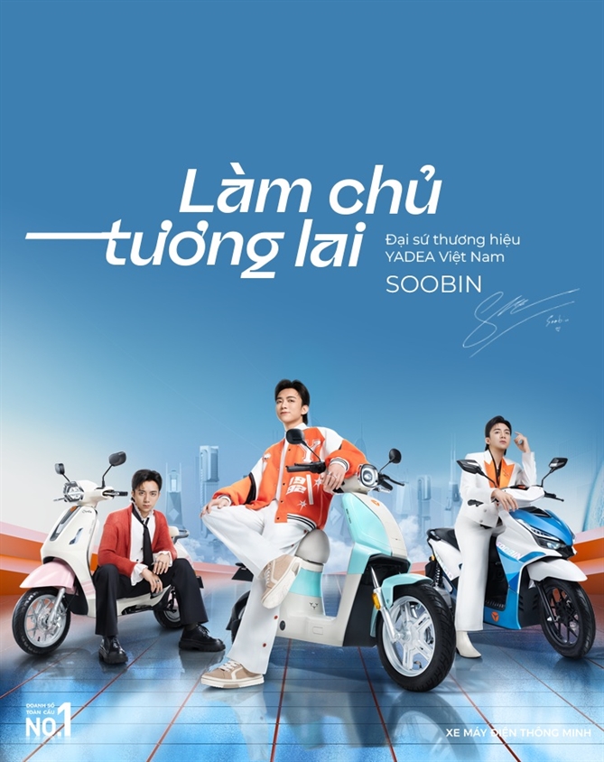 YADEA bat tay cung SOOBIN thuc day di chuyen xanh thong minh tai Viet Nam