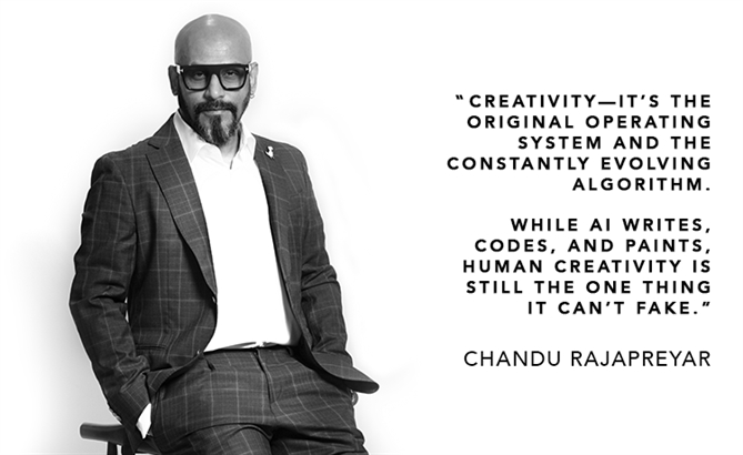 Mr. Chandu Rajapreyar shares his perspective on creativity. Photo: Hakuhodo Group Vietnam.