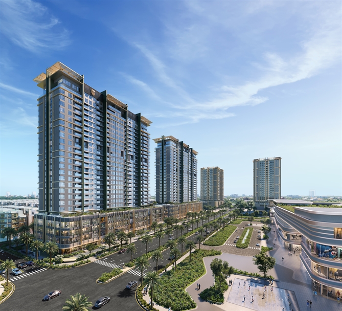 Tọa lạc tại trung tâm The Global City, LUMIÈRE Midtown hội tụ nhiều lợi thế về vị trí, tiện ích, phong cách sống