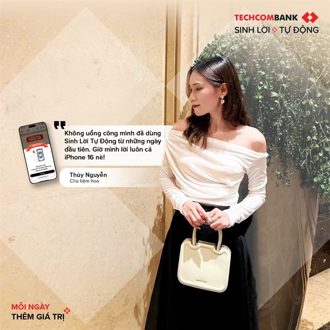 Techcombank “Sinh loi trung lon” bung no: Xe VinFast, iPhone 16 da co chu
