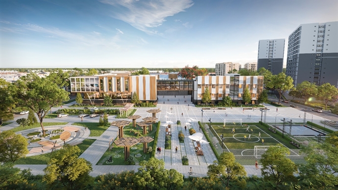 Hệ thống trường học liên cấp chuẩn quốc tế tại nội khu của River Park