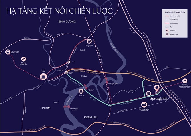 Hạ tầng kết nối chiến lược Long Thành – TPHCM