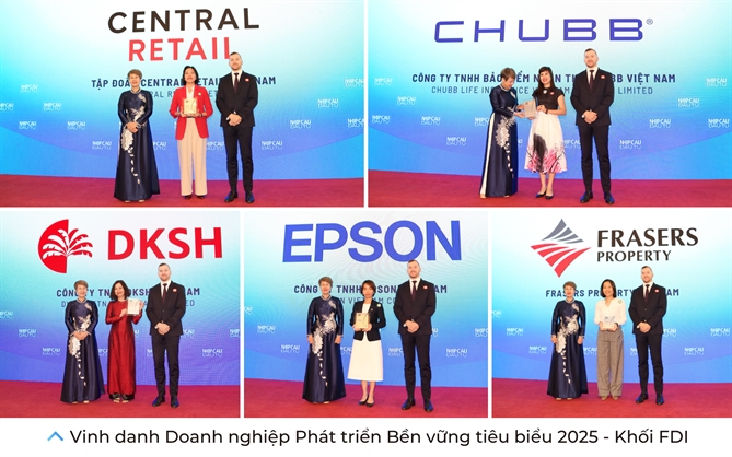 Phong su anh: Le vinh danh TOP 50 Doanh nghiep Phat trien Ben vung tieu bieu 2025