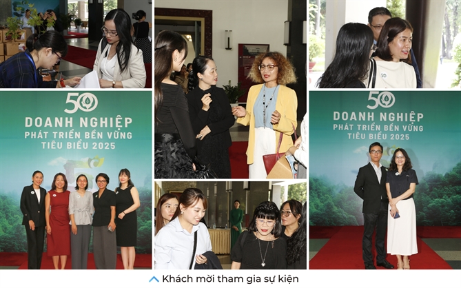 Phong su anh: Le vinh danh TOP 50 Doanh nghiep Phat trien Ben vung tieu bieu 2025