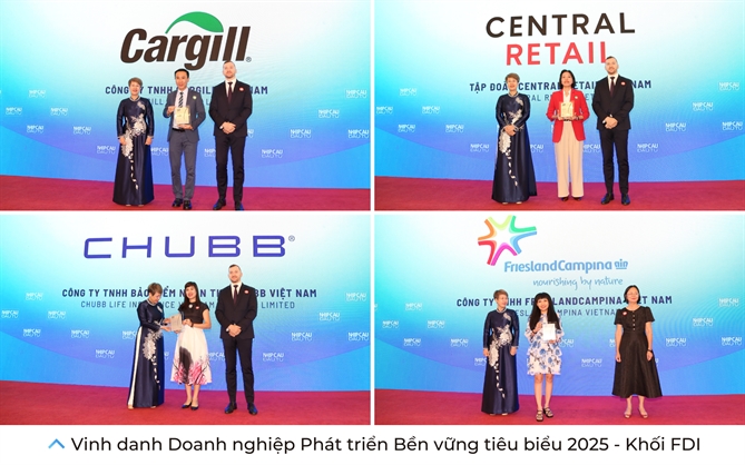 Phong su anh: Le vinh danh TOP 50 Doanh nghiep Phat trien Ben vung tieu bieu 2025