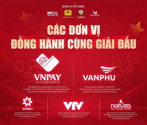 Văn Phú đồng hành cùng giải Pickleball CAND: Gắn kết - Lan tỏa - Nhân văn Văn Phú đồng hành với vai trò Nhà tài trợ Vàng Giải Pickleball CAND mở rộng