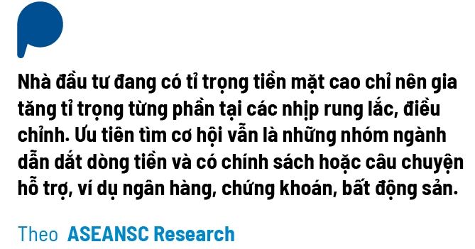 Nhip rung lac la co hoi cho nha dau tu co ti trong tien mat cao?