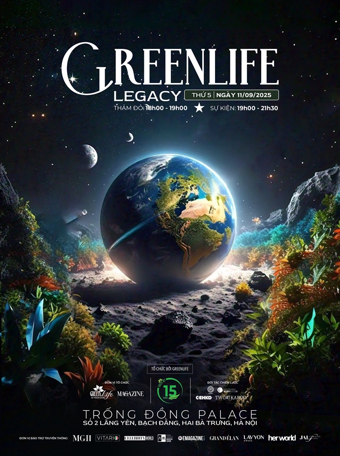 Greenlife Legacy 2025, su kien noi bat nganh thoi trang toc tai Viet Nam