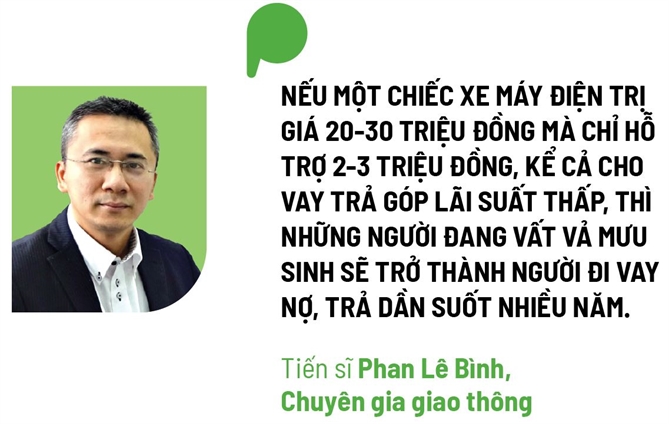 Chiec xe nho trong thanh pho lon